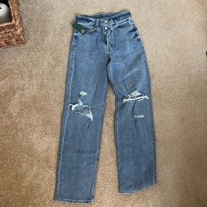 wild fable high rise distressed jeans